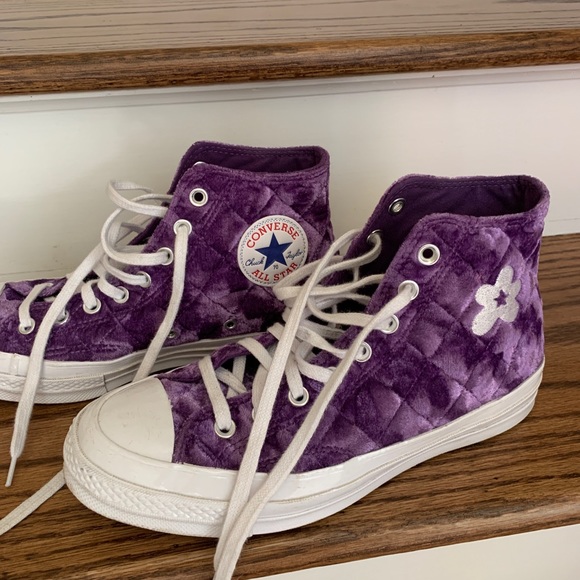 purple golf le fleur high tops